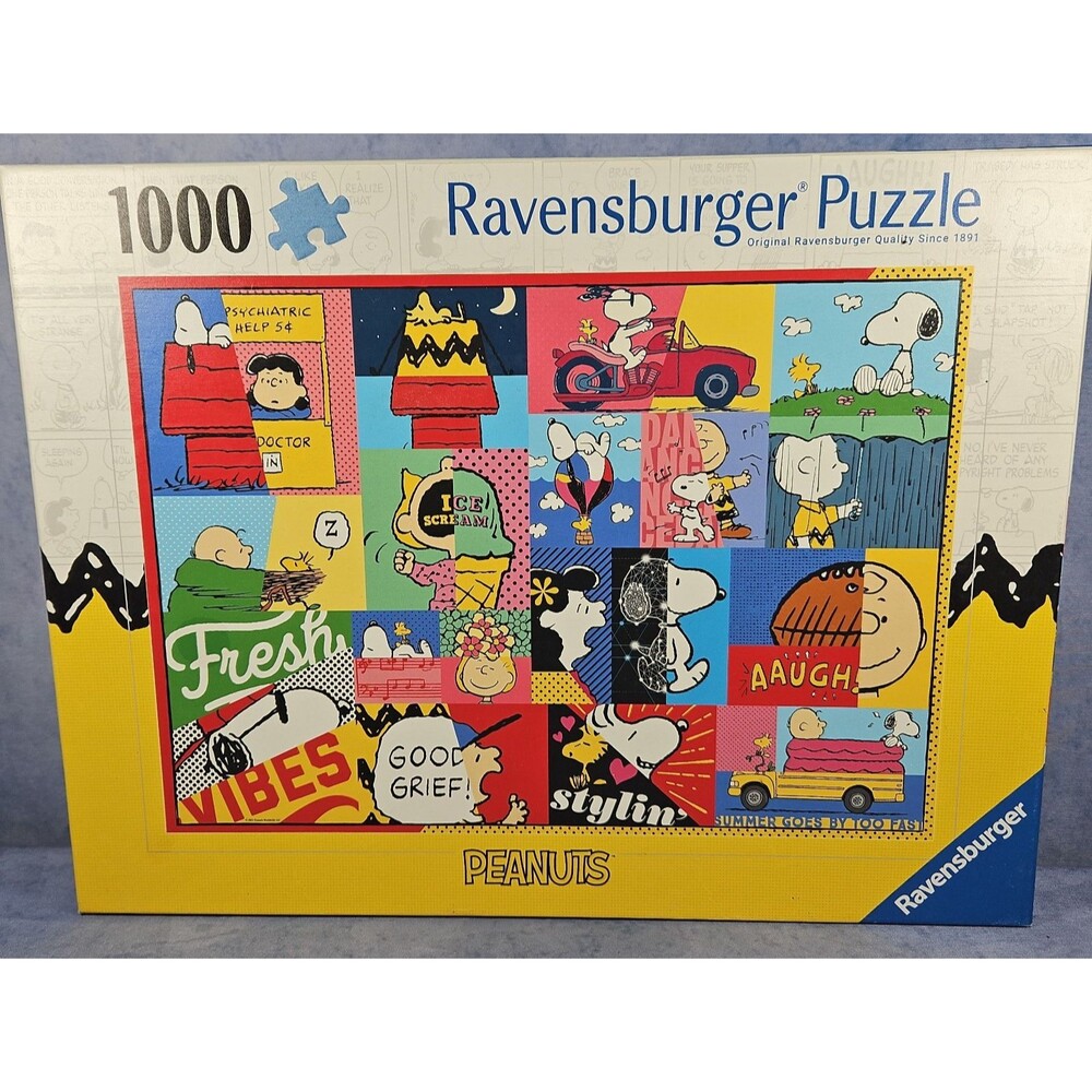 Ravensburger  PEANUTS Snoopy Charlie Brown JIGSAW PUZZLE 1000 Pieces-COMPLETE